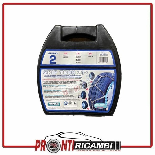Catene neve cora 9mm gruppo - da,