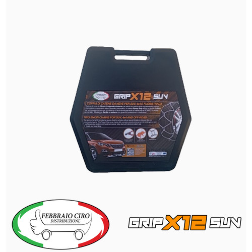 Catene neve 12mm suv gruppo - suv,