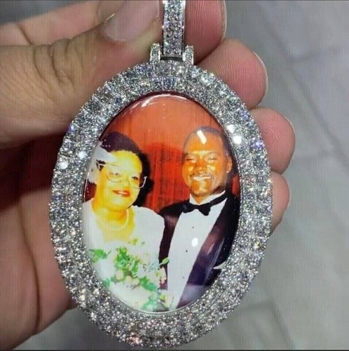 Ciondolo uomo vera moissanite